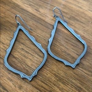 Kendra Scott Sophee Drop Earrings in Gunmetal